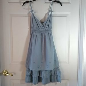 🖐🏽 Light blue spaghetti strap sundress